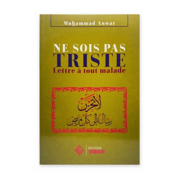 ne sois pas triste première de couverture