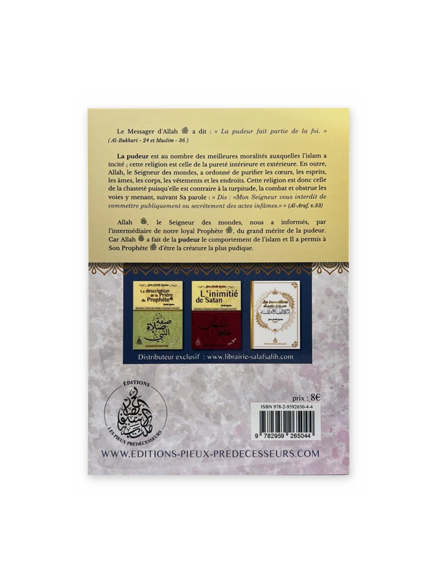 la pudeur verso la pudeur verso